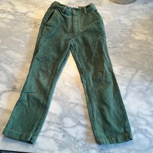 Classic prep children’s wear green corduroy pants